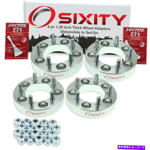 �X�y�[�T�[ 4PC 5x4.75 "����5x4.5"�z�C�[���X�y�[�T�[�A�_�v�^�[1.25 "Oldsmobile 442 ns�p 4pc 5x4.75" to 5x4.5" Wheel Spacers Adapters 1.25" for Oldsmobile 442 ns