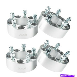 �X�y�[�T�[ 4PCS 2 "����5x4.5?5x4.5�t�H�[�h�W�[�v�p�z�C�[���X�y�[�T�[�A�_�v�^�[1/2 x 20�X�^�b�h 4Pcs 2" Thick 5x4.5 to 5x4.5 Wheel Spacers Adapters For Ford Jeep 1/2 x 20 Studs