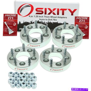 �X�y�[�T�[ 4pc 5x4.5 ����5x4.75�z�C�[���X�y�[�T�[�A�_�v�^�[1.25 oasis loctite ax 4pc 5x4.5 to 5x4.75 Wheel Spacers Adapters 1.25 for Isuzu Oasis Loctite ax�y���s�A���i�z