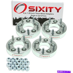 �X�y�[�T�[ 4pc 5x114.3mm����5x127mm�z�C�[���X�y�[�T�[�A�_�v�^�[1.25 �C�[�O���^�����r�W����an 4pc 5x114.3mm to 5x127mm Wheel Spacers Adapters 1.25 for Eagle Talon Vision an�y���s�A���i�z
