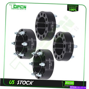 Xy[T[ 4PCSubNzC[Xy[T[6x5.5?6x5.5 12x1.5X^bh2 "g^chNTX 4Pcs Black Wheel Spacers 6x5.5 to 6x5.5 12x1.5 studs 2" For Toyota Tundra Lexus