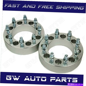 �X�y�[�T�[ 2 PCS�z�C�[���X�y�[�T�[�A�_�v�^�[8x180?8x180�X�^�b�h14x1.5����2 "�t�B�b�g�V�{���[GMC 2 PCs Wheel Spacer Adapters 8x180 to 8x180 Studs 14x1.5 Thick 2" Fits Chevry GMC