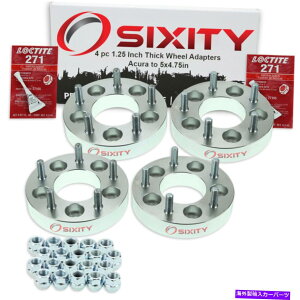 �X�y�[�T�[ 4PC 5x4.5 ����5x4.75�z�C�[���X�y�[�T�[�A�_�v�^�[1.25 Acura Cl Ilx Integra Wl 4pc 5x4.5 to 5x4.75 Wheel Spacers Adapters 1.25 for Acura CL ILX Integra wl