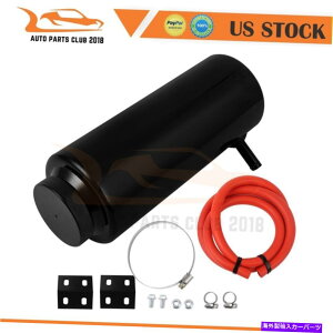 coolant tank A~jEWG[^[N[gI[o[t[c^Njo[T Black Aluminum Radiator Coolant Overflow Expansion Water Tank Universal