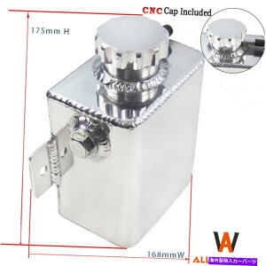 coolant tank 1235mmjo[TA~jEWG[^[cN[gI[o[t[^N{gw/Lbv 1235mm Universal Aluminum Radiator Expansion Coolant Overflow Tank Bottle W/cap