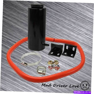coolant tank 400ml�A���~�j�E�����W�G�[�^�[�I�[�o�[�t���[�����r�N�[�����g�^���N�t�B�b�g���j�o�[�T���u���b�N 400ML Aluminum Radiator Overflow Reservoir Coolant Tank Fit Universal Black