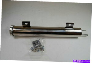 coolant tank 2 "x 13"C`XeX|򃉃WG[^[N[gI[o[t[20IX̃p[N^N 2"X 13" Inch Stainless Steel Polished Radiator Coolant Overflow 20 OZ Puke Tank