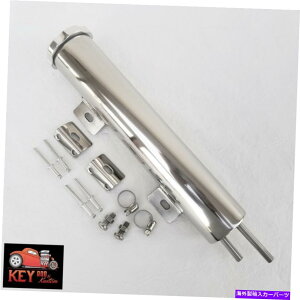 coolant tank 2 "x 10"ꂽXeX|I[o[t[U[o[^NWG[^[N[g14IX 2"x 10" Polished Stainless Steel Over Flow Reservoir Tank Radiator Coolant 14OZ