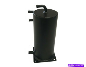 coolant tank 1.5 lA~jEx[X}EgRQ|bg220mmiHjx 100mmI[o[t[^NubN 1.5 L Aluminum Base Mount Fuel Swirl Pot 220mm (H) x 100mm Overflow Tank Black