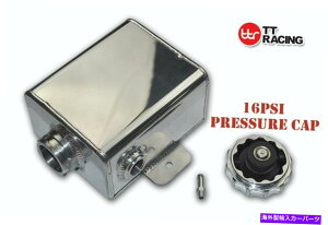 coolant tank ���̓L���b�v16psi 1.2L�������W�G�[�^�[�N�[�����g�c���^���N�|���b�V��-8orb an8 Pressure Cap 16psi 1.2L Alloy Radiator Coolant Expansion Tank Polished -8ORB AN8