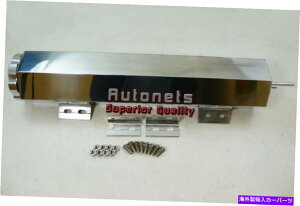 coolant tank A~jE3 "x 16"wLTSWG[^[N[gI[o[t[^NXg[gbh50IX Polished Aluminum 3"x 16" Hexagon Radiator Coolant Overflow Tank Street Rod 50oz