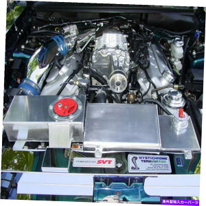 coolant tank REV9�}�X�^���O�̃A���~�j�E���N�[�����g�^���N����96-04 V8�݂̂�Cobra Svt 5.0 Rev9 Aluminum Coolant Tank Replacement for Mustang 96-04 V8 Only Cobra SVT 5.0