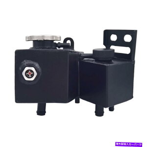 coolant tank ~jN[p[pA~jEN[ggI[o[t[^N02-08ubN For Mini Cooper Aluminum Coolant Expansion Overflow Tank 02-08 Black