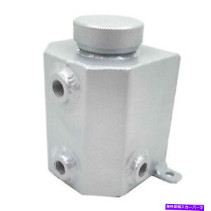 coolant tank 1/2 NPT�A���~�j�E���N�[�����g�񕜖c���^���N�X�[�p�[�`���[�W���[�����r�� 1/2 NPT Aluminum Coolant Recovery Expansion Tank Supercharger Reservoir Silver