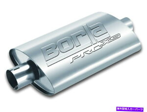 �}�t���[ �{�������j�o�[�T���v��XS�}�t���[�ȉ~�`2.5�C�������/�A�E�g���b�g�m�b�`�}�t���[ Borla Universal Pro-XS Muffler Oval 2.5in Inlet/Outlet Notched Muffler�y���s�A���i�z