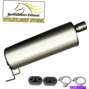 �}�t���[ �n���K�[�t���X�e�����X�|�̔r�C�}�t���[�t�B�b�g�F06-08�_�b�WRAM1500�s�b�N�A�b�v Stainless Steel Exhaust Muffler w/ Hangers fits: 06-08 Dodge Ram1500 Pickups�y���s�A���i�z