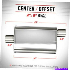 }t[ Magnaflowi13216jXLTeXeX|2.5 "ȉ~`̃}t[ Magnaflow (13216 ) XL Satin Stainless Steel 2.5" Oval Muffler