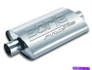 �}�t���[ �{�������j�o�[�T���v��XS�}�t���[�ȉ~�`2.5�C�������/�A�E�g���b�g�m�b�`�}�t���[ Borla Universal Pro-XS Muffler Oval 2.5in Inlet/Outlet Notched Muffler