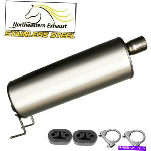 �}�t���[ �n���K�[�t���X�e�����X�|�̔r�C�}�t���[�t�B�b�g2006-08�_�b�WRAM1500�s�b�N�A�b�v Stainless Steel Exhaust Muffler with Hangers fits 2006-08 Dodge Ram1500 Pickups�y���s�A���i�z