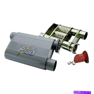 }t[ GL][Xg}t[EH[bNA~_X`[I[o[VOubNGL][Xg}t[2.25 " Exhaust Muffler Warlock Aluminized Steel Oval Racing Black Exhaust Muffler 2.25"