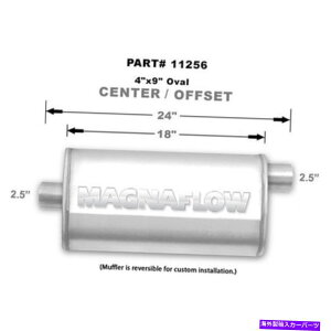 �}�t���[ �r�C�}�t���[�}�O�i�t���[11256 MFLR SS 18x4x9 2.5/2.5 oc Exhaust Muffler Magnaflow 11256 MFLR SS 18X4X9 2.5/2.5 OC�y���s�A���i�z