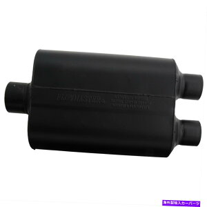 �}�t���[ �t���[�}�X�^�[�}�t���[�X�[�p�[40�V���[�Y3 "�C�����b�g/�f���A��2 1/2"�A�E�g���b�g�X�`�[���u���b�NEA Flowmaster Muffler Super 40 Series 3" Inlet/Dual 2 1/2" Outlet Steel Black EA