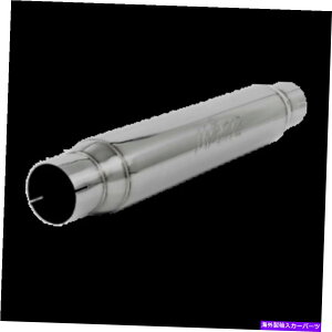 �}�t���[ MBRP R1017�r�C���U��3 �C�����b�g/�A�E�g���b�g22�{�f�B26 �S��T304 SS MBRP R1017 Exhaust Resonator 3 Inlet/Outlet 22 Body 26 Overall T304 SS�y���s�A���i�z