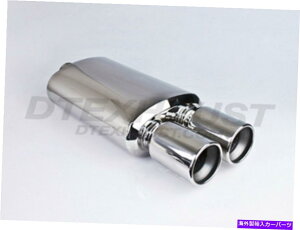�}�t���[ DTM-1010�|���b�V���X�e�����X�}�t���[�ȉ~�`�̃f���A�������[���q���g2.25 �C�����b�g24 L DTM-110 POLISH STAINLESS MUFFLER OVAL DUAL RESONATED ROLL TIPS 2.25 INLET 24 L�y���s�A���i�z