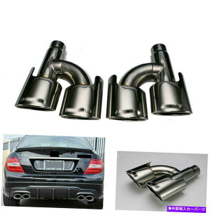 }t[ C63rC}t[̃qgC250 C300 C3550ZfXW204 W211 C-Class SS304pAMG C63 Exhaust Muffler Tips AMG For C250 C300 C350 Mercedes W204 W211 C-Class SS304