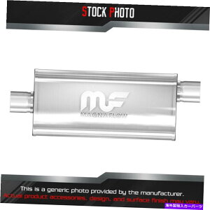 �}�t���[ �}�O�i�t���[�X�e�����X�|���`�o�����T�e���r�C�}�t���[�i2.5 ���SI MagnaFlow Stainless Steel Oval Bi-Direction Satin Exhaust Muffler (2.5 Center I�y���s�A���i�z