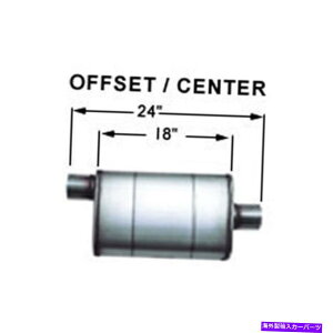 }t[ }Oit[ptH[}XXeX}t[2.5C`Z^[C /ItZbg13256 MAGNAFLOW PERF EXHAUST Stainless Muffler 2.5in Center In / Offset Out 13256