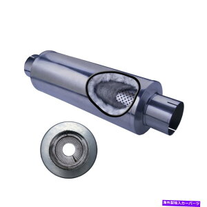 }t[ _ChAC460031 4 "XeX|jo[T}t[VOC/AEg Diamond Eye 460031 4" Stainless Steel Universal Perforated Muffler Single In/Out