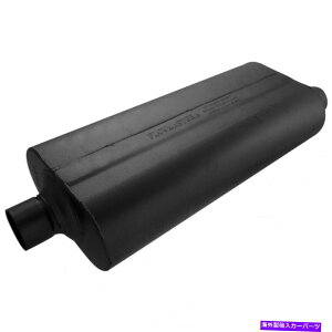 �}�t���[ Flowmaster 52572 70�V���[�Y�r�b�O�u���b�NII�}�t���[�A2.50�C��/�A�E�g Flowmaster 52572 70 Series Big Block II Muffler, 2.50 In/Out