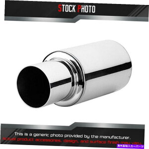 }t[ ĈptH[}XTPVV[Y304 SSEhGL][Xg}t[ƊۂXg[g Vibrant Performance TPV Series 304 SS Round Exhaust Muffler with Round Straight
