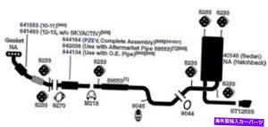 }t[ GL][Xg}t[AZu-SedanAPGL][Xg40148 FITS 2010 Mazda 3 Exhaust Muffler Assembly-Sedan AP Exhaust 40148 fits 2010 Mazda 3