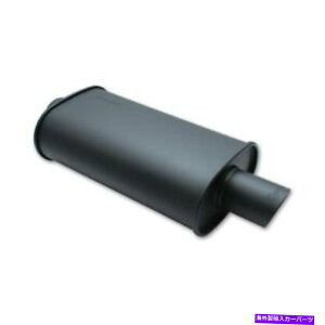 �}�t���[ ���C�̂���1153�X�g���[�g�p���[�t���b�g�u���b�N�I�[�o���}�t���[�C�����b�gI.D. 3.50 "�i88.9mm�j Vibrant 1153 Streetpower Flat Black Oval Muffler Inlet I.D. 3.50"(88.9mm)