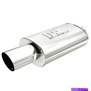 }t[ }Oit[XeXȉ~`̃}t[ƃ`bv[XV[YCbgAEgbg3IN/4IN 14834 Magnaflow Stainless Oval Muffler with Tip Race Series Inlet-Outlet 3in/4in 14834