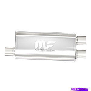 }t[ Magnaflow 12265ptH[}X}t[2.5 "ItZbg/fA5x8x18ȉ~`̃TeXeX Magnaflow 12265 Performance Muffler 2.5" Offset/Dual 5x8x18 Oval Satin Stainless