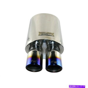 }t[ 1x 2.5 '' IDfA3 '' ODX|[cTEh}t[qgrC`bvI[gu[U 1X 2.5'' ID Dual 3'' OD Sport Sound Muffler Tips Exhaust Tip Auto Blue Resonator