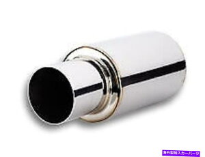 }t[ N₩1062 TPV^[{}t[w/ 4 "ۂXg[gJbg`bv3"Cbg17 " Vibrant 1062 TPV TURBO Muffler w/ 4" Round Straight Cut Tip 3" inlet 17" long
