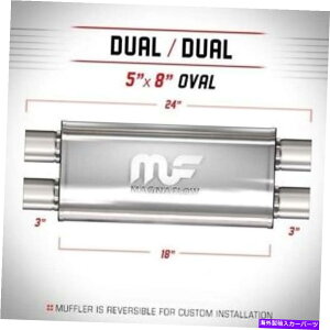 }t[ Magnaflowjo[TTeXeX}t[t[VbsO - V!! 12469 Magnaflow Universal Satin Stainless Muffler-Free Shipping-NEW!! 12469