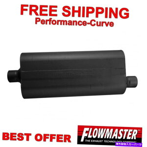 �}�t���[ �t���[�}�X�^�[70�V���[�Y�r�b�O�u���b�N2�}�t���[2.5 "C/O 52572 Flowmaster 70 Series Big Block 2 Muffler 2.5" C/O 52572