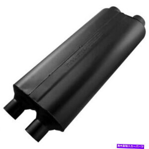 �}�t���[ Flowmaster 524704 70�V���[�Y�r�b�O�u���b�NII�r�C�}�t���[-28�C���`�̒��� Flowmaster 524704 70 Series Big Block II Exhaust Muffler - 28" Length