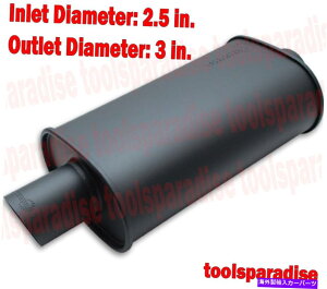 }t[ VPJX^XeX|jo[TGL][Xg}t[3 "OD 2.5" IDfB[vg[ VP Custom STAINLESS STEEL Universal Exhaust Muffler 3" OD 2.5" ID DEEP TONE