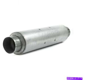 }t[ MBRP M1004Ajo[TA~_X`[Âȃg[}t[i4 "INOUT / 6" DIAj MBRP M1004A Universal Aluminized Steel Quiet Tone Muffler (4" IN & OUT / 6" DIA)