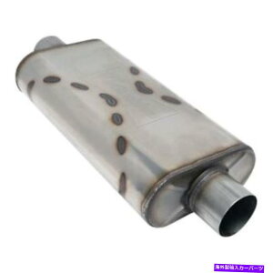 �}�t���[ �u���b�N�E�B�h�E���F�m��300�V���[�YSS�I�[�o���O���[�G�L�]�[�X�g3�}�t���[���j�o�[�T��BW004-C-C Black Widow Venom 300 Series SS Oval Gray Exhaust 3 In Muffler Universal BW004-C�y���s�A���i�z