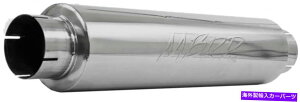 }t[ MBRP M1004Sjo[TGL][XgÂȃg[EhDuramax PowerstokefB[[}t[ MBRP M1004S Universal Exhaust Quiet Tone Round Duramax Powerstoke Diesel Muffler