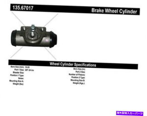 Wheel Cylinder RR�z�C�[���u���[�L�V�����_�[���S��135.67017 Rr Wheel Brake Cylinder Centric Parts 135.67017�y���s�A���i�z