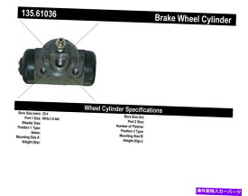 Wheel Cylinder 中心部品135.61036 86-92セーブルトーラス用ドラムブレーキホイールシリンダー Centric Parts 135.61036 Drum Brake Wheel Cylinder For 86-92 Sable Taurus