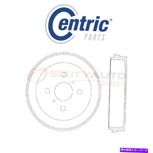 Brake Drum 2001�N����2003�N�̃g���^�v���E�X1.5L L4�̒��S�u���[�L�h���� - �u���[�L��~ey Centric Brake Drum for 2001-2003 Toyota Prius 1.5L L4 - Braking Stopping ey�y���s�A���i�z